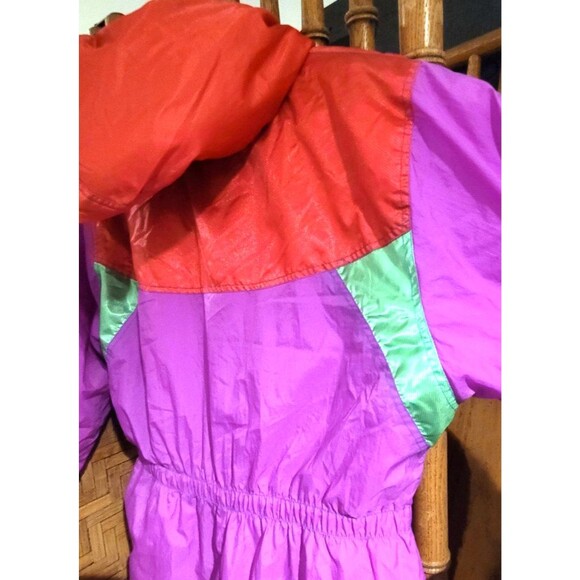 1980s Ski Snow Suit 1 Piece Snowsuit Retro Vintage Teen XXL - Men XS - Women S - Picture 4 of 15